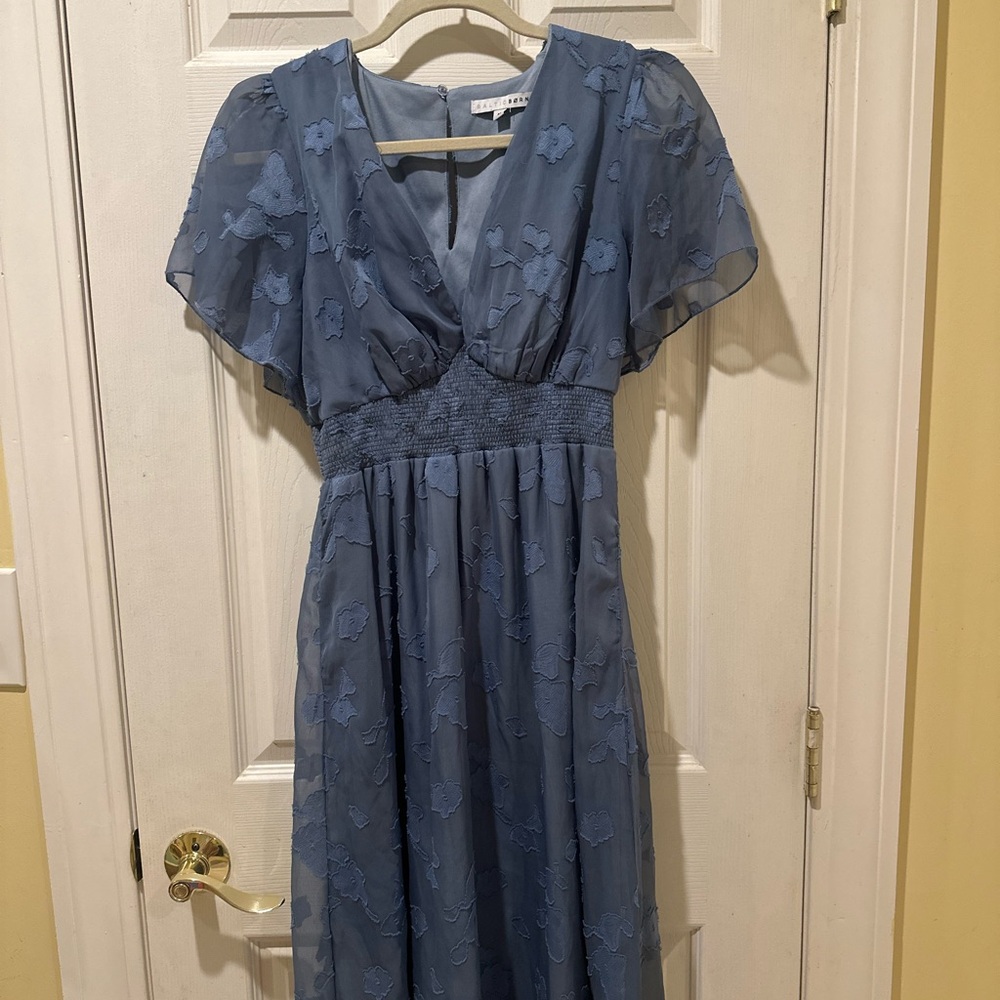 Baltic Born Blue Floral Maxi Dress